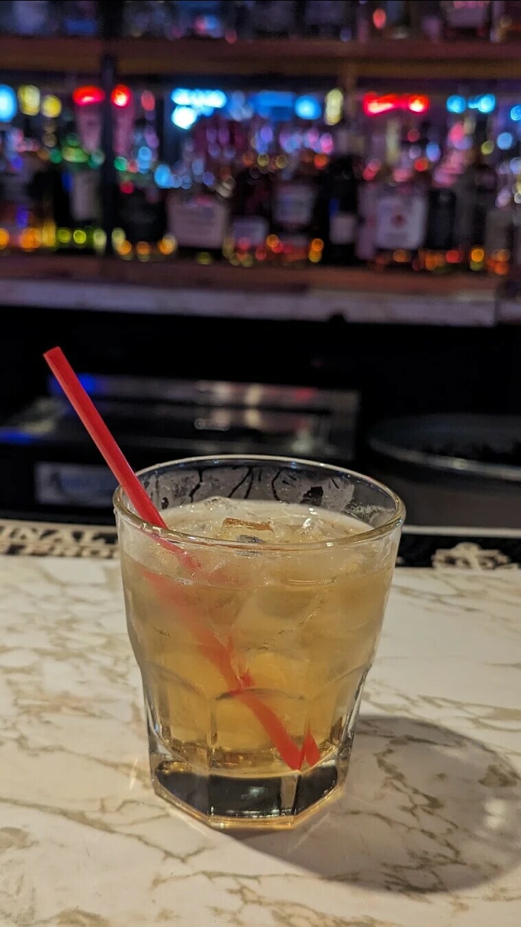 A drink at the bar
